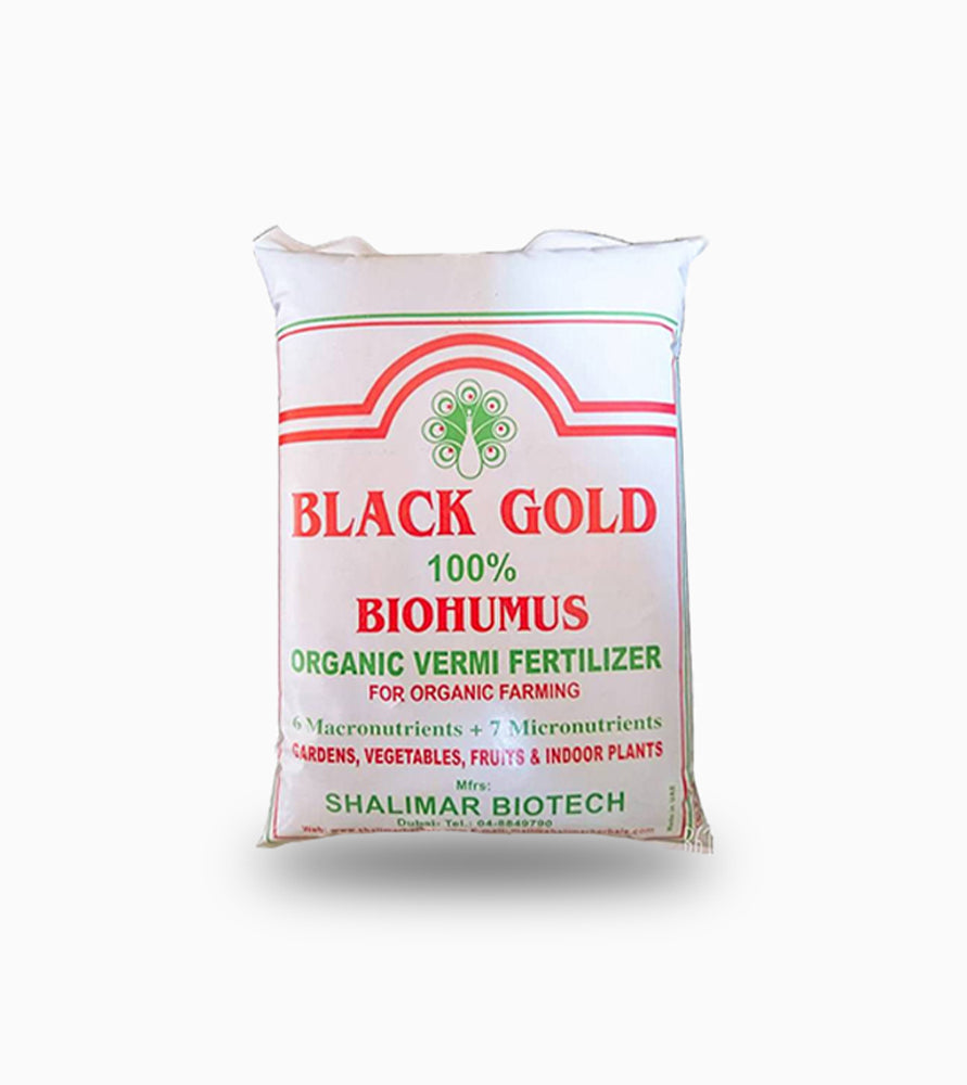 Black Gold Organic Vermi Fertilizer Organic Compost