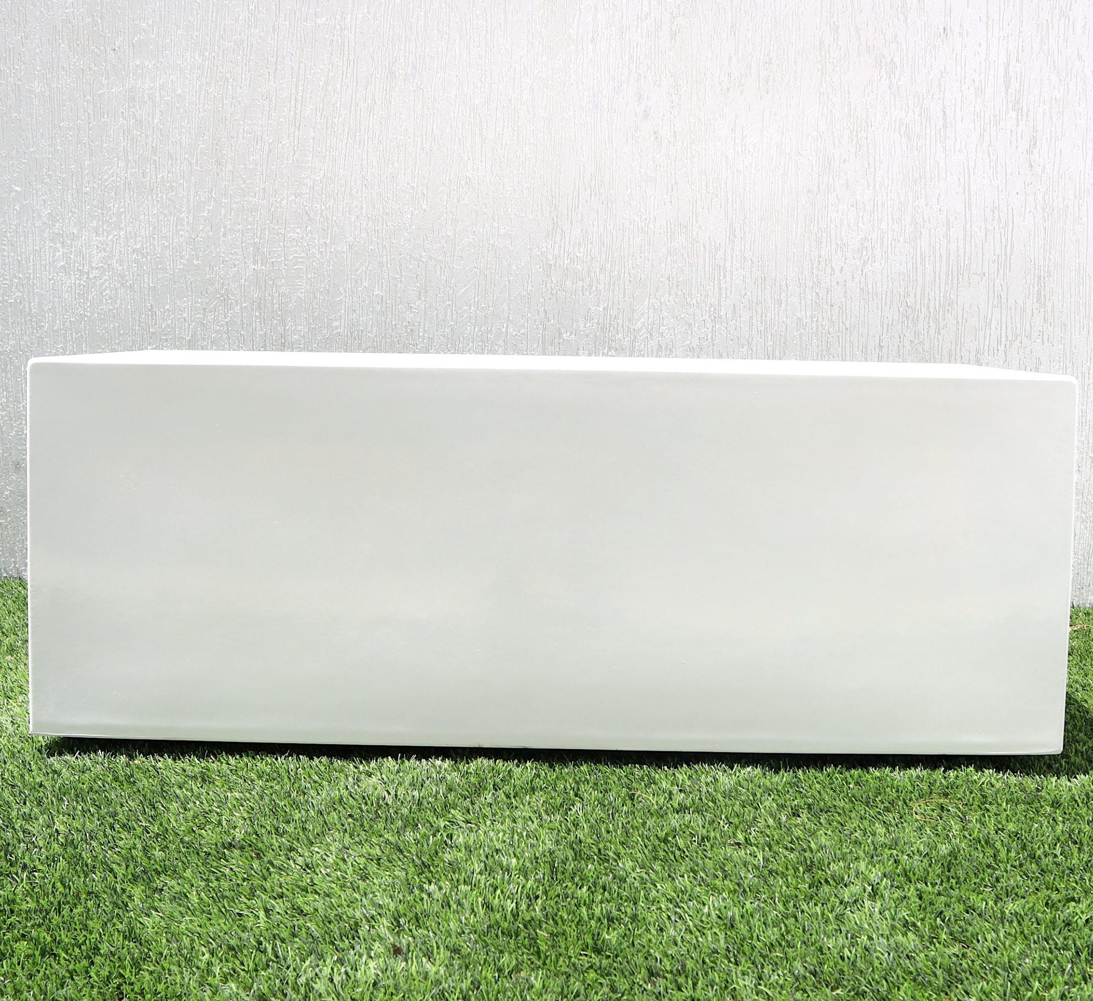 Rectangular GRP Pot 60x30x30cm Modern Durable Outdoor Planter