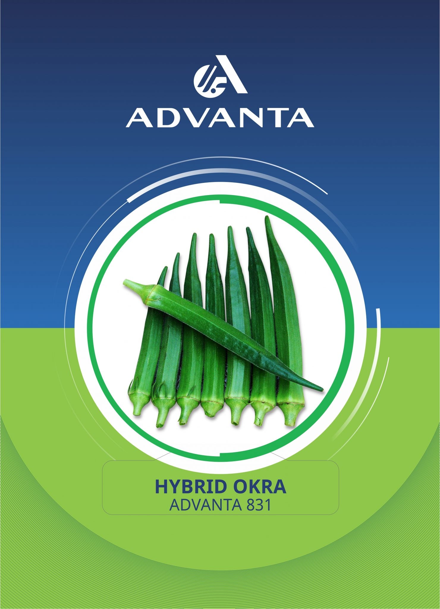 Advanta 831 Hybrid Okra Seeds 10g