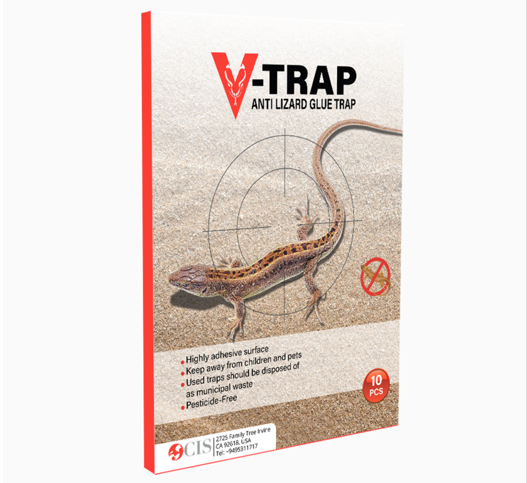 Anti Lizard Glue Trap 24x17cm