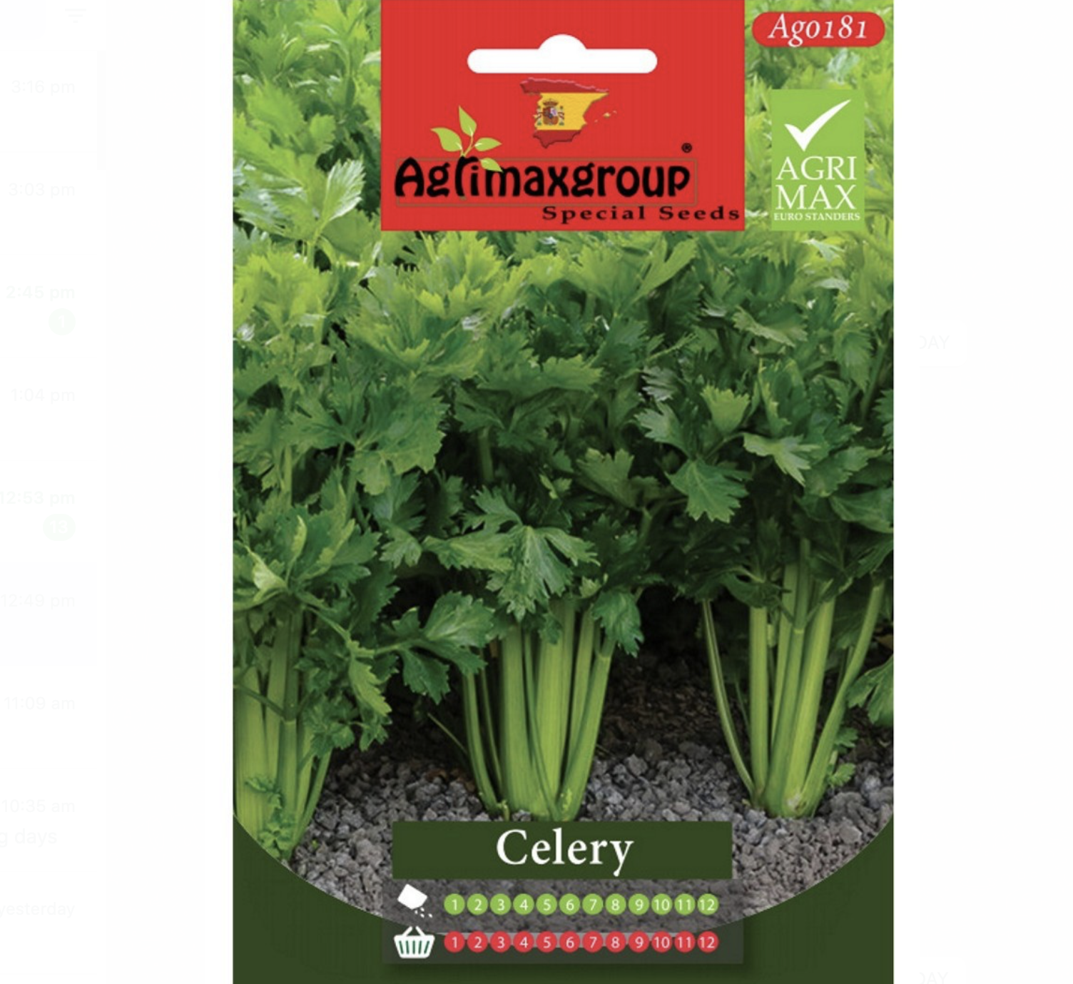 Celery Agrimax Seeds