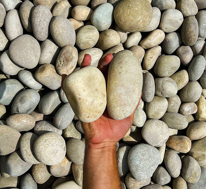 Large River Pebbles “Natural Garden Material”