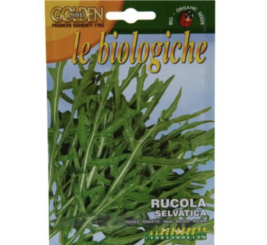 Rocked “Rucola Selvatica” Organic Seeds by Franchi